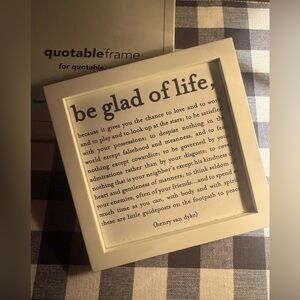 Quotable Frame